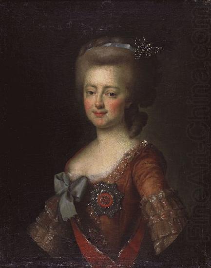 Portrait of Grand Duchess Maria Fyodorovna, Dimitri Levitzky